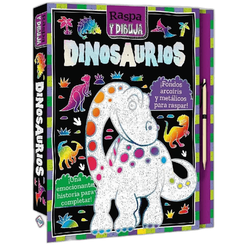 RASPA Y DIBUJA - DINOSAURIOS