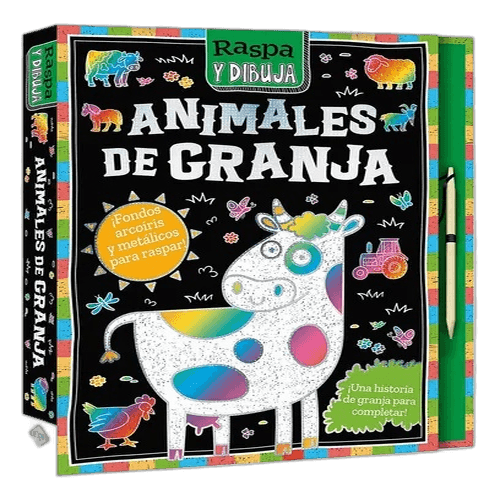 RASPA Y DIBUJA - ANIMALES DE GRANJA