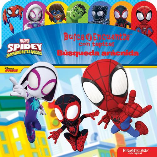 BUSCA Y ENCUENTRA - LEVANTA TAPITAS - DISNEY MARVEL SPIDEY