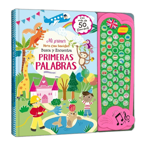 MI PRIMER LIBRO CON SONIDOS - BUSCA Y ENCUENTRA PRIMERAS PALABRAS INGLES/ ESPAÑOL