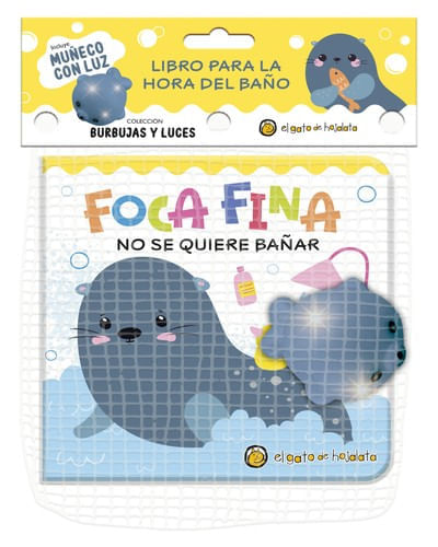 BURBUJAS Y LUCES. FOCA FINA NO SE QUIERE BAÑAR
