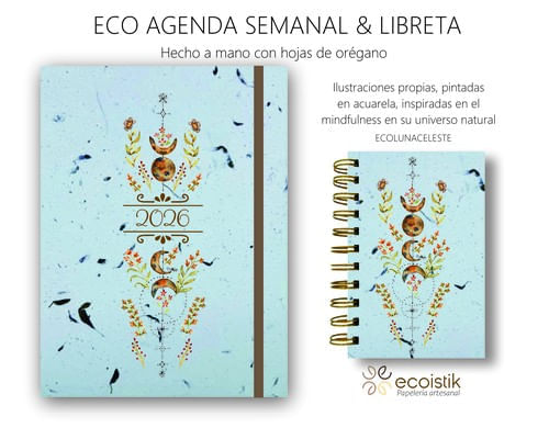 AGENDA ECOLOGICA 26 Y LIBRETA DE REGALO