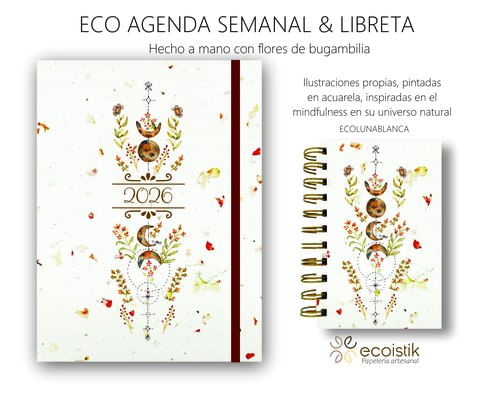 AGENDA ECOLOGICA 26 Y LIBRETA DE REGALO