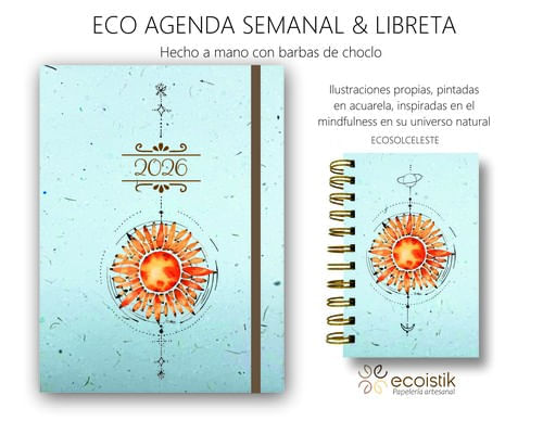 AGENDA ECOLOGICA 26 Y LIBRETA DE REGALO