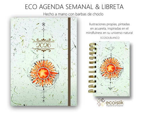 AGENDA ECOLOGICA 26 Y LIBRETA DE REGALO