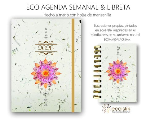 AGENDA ECOLOGICA 26 Y LIBRETA DE REGALO