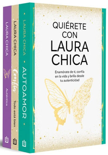 PACK QUIERETE CON LAURA CHICA (CONTIENE: AUTOAMOR | CONFIA. TODO ESTA BIEN | AUTENTICA)