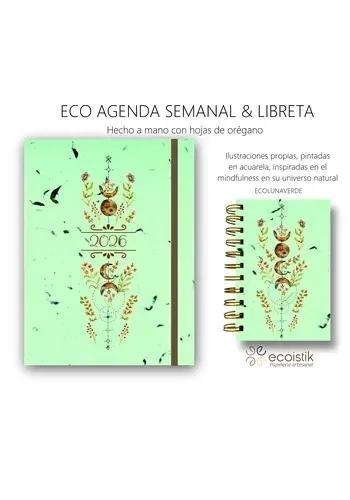 AGENDA ECOLOGICA 26 Y LIBRETA DE REGALO
