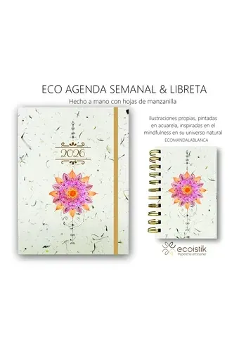 AGENDA ECOLOGICA 26 Y LIBRETA DE REGALO