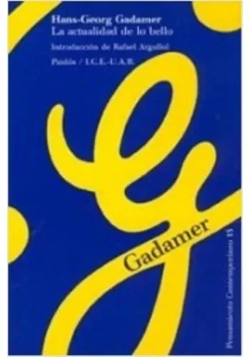 LA ACTUALIDAD DE LO BELLO