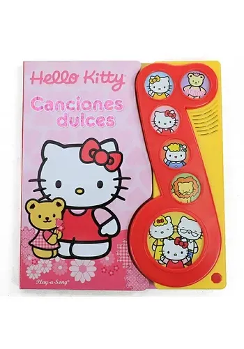 HELLO KITTY DULCES CANCIONES 6 BOTONES