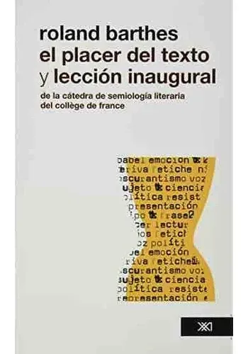 PLACER DEL TEXTO Y LECCION INAUGURAL