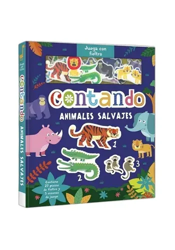 JUEGA CON FIELTRO - CONTANDO ANIMALES SALVAJES