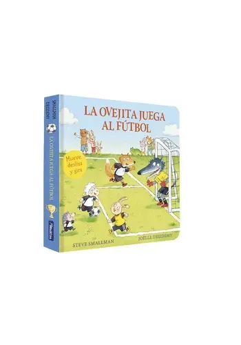 Portada de LA OVEJITA JUEGA AL FUTBOL(CARTON+MECAN) de STEVE SMALLMAN