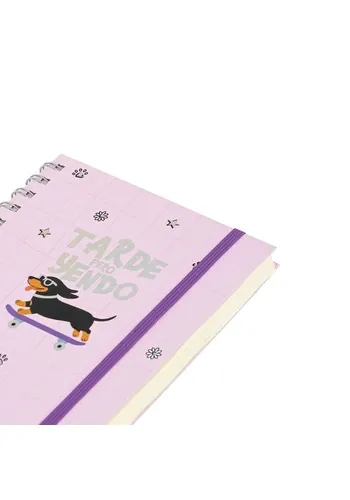 LIBRETA ANILLADA CON LIGA HOLOGRAFICA RIDING
