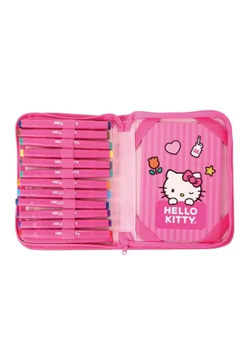 CARTUCHERA TIPO LIBRO HELLO KITTY