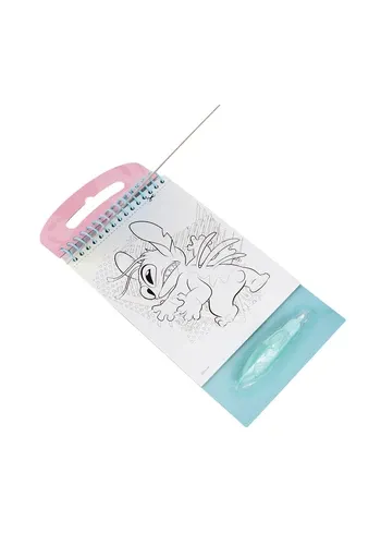 LIBRO MAGICO DE AGUA STITCH + PINCEL X 1