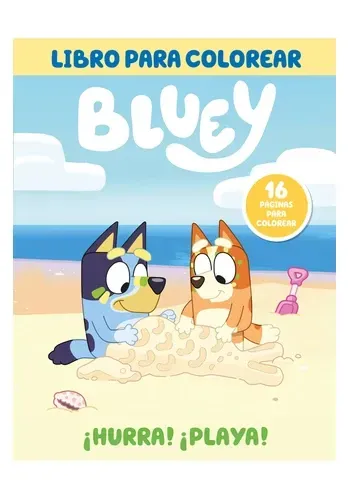 BLUEY. HURRA PLAYA COLOREAR