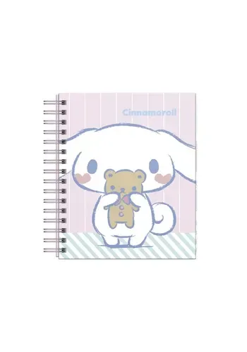 CUADERNO A5 TAPA DURA CUADRICULADO 160 HOJAS SANRIO
