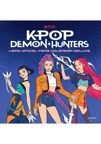 KPOP DEMON HUNTERS LIBRO PARA COLOREAR