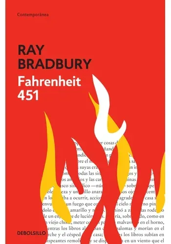 Portada de FAHRENHEIT 451 de RAY BRADBURY