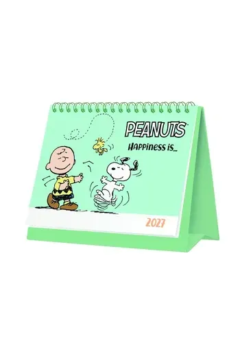 CALENDARIO 2027 SNOOPY ESCRITORIO