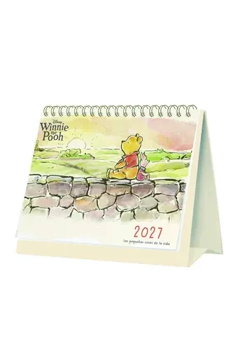 CALENDARIO 2027 POOH ESCRITORIO