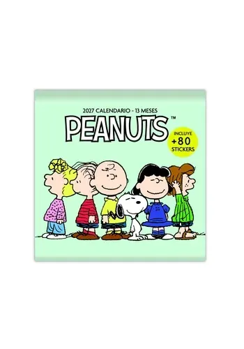 CALENDARIO 2027 SNOOPY PARED