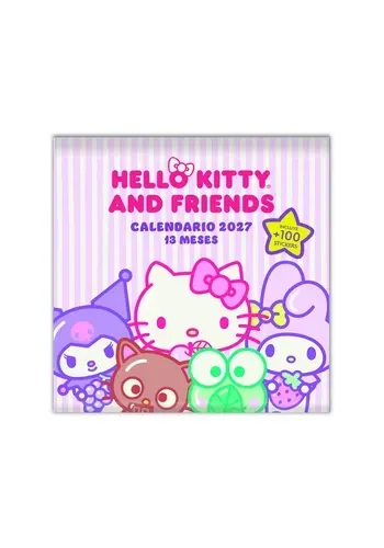 CALENDARIO 2027 HELLO KITTY AND FRIENDS PARED