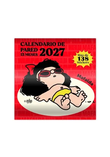 CALENDARIO 2027 MAFALDA PARED