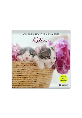 CALENDARIO 2027 KITTENS PARED