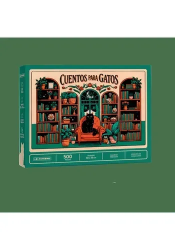 ROMPECABEZAS "CUENTOS PARA GATOS" - 500 PZ