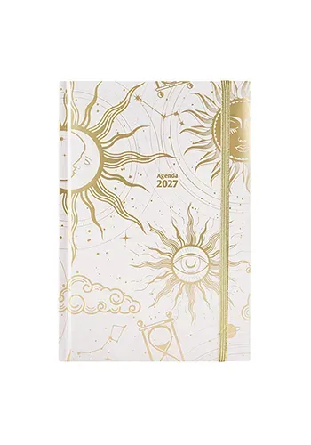 AGENDA 2027 ARTESCO TRENDY GOLDEN SAND + LAPICERO GL32 DORADO