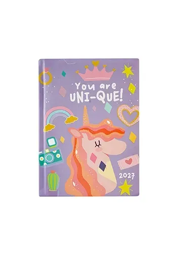 AGENDA 2027 ARTESCO JUVENIL UNIQUE + LAPICERO GL32 MORADO