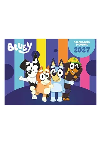 ALMANAQUE 2027 ARTESCO A4 BLUEY COLORS