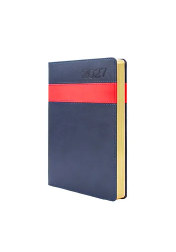 AGENDA MARTE 2027 - AZUL / FRANJA ROJA