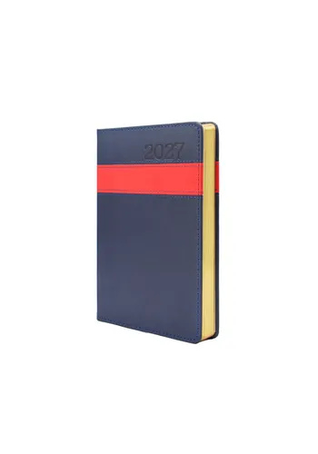 AGENDA MERCURIO 2027 - AZUL / FRANJA ROJA